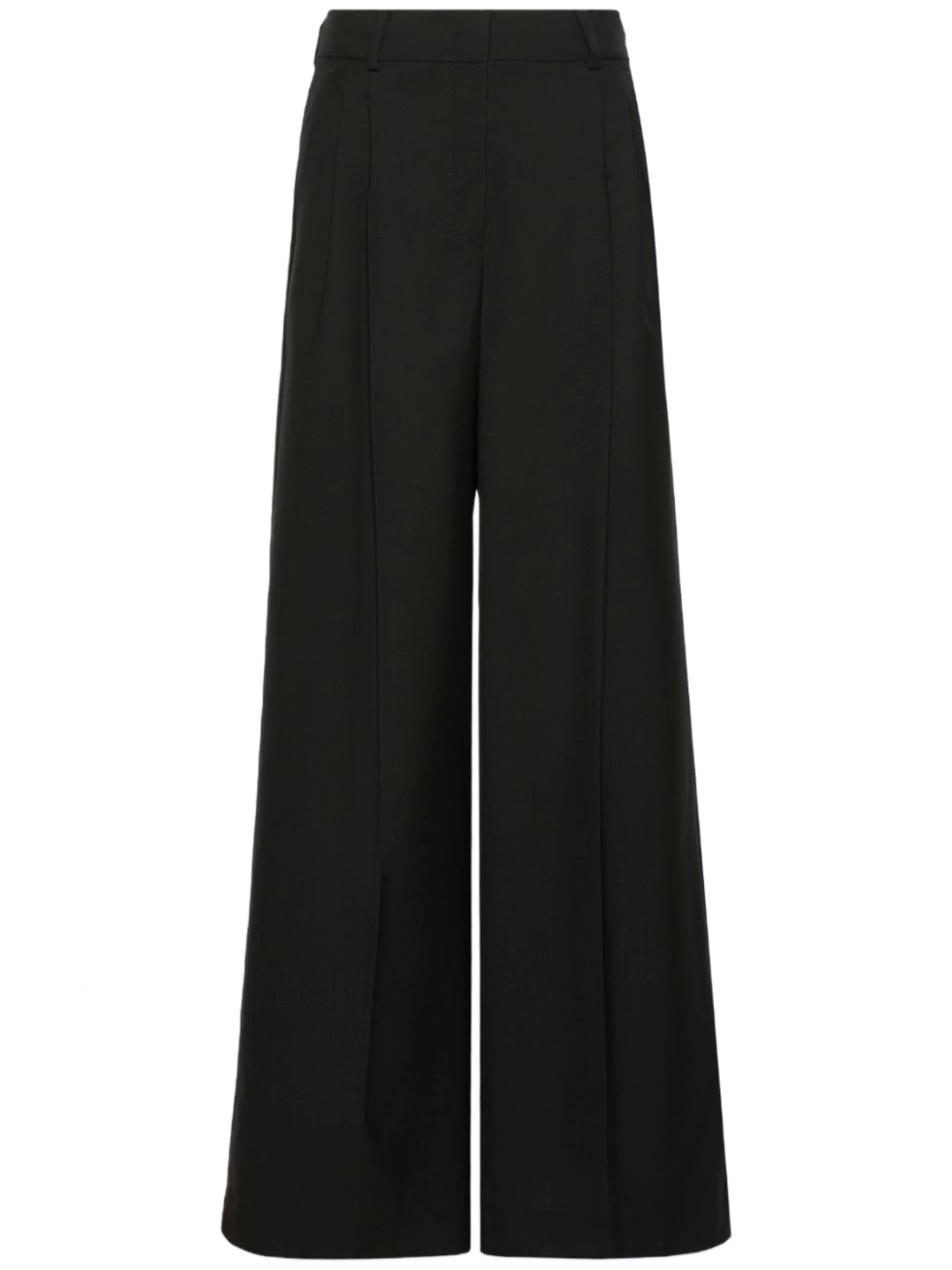 Wkdovvio - Pure Virgin Wool Wide-Leg Trousers