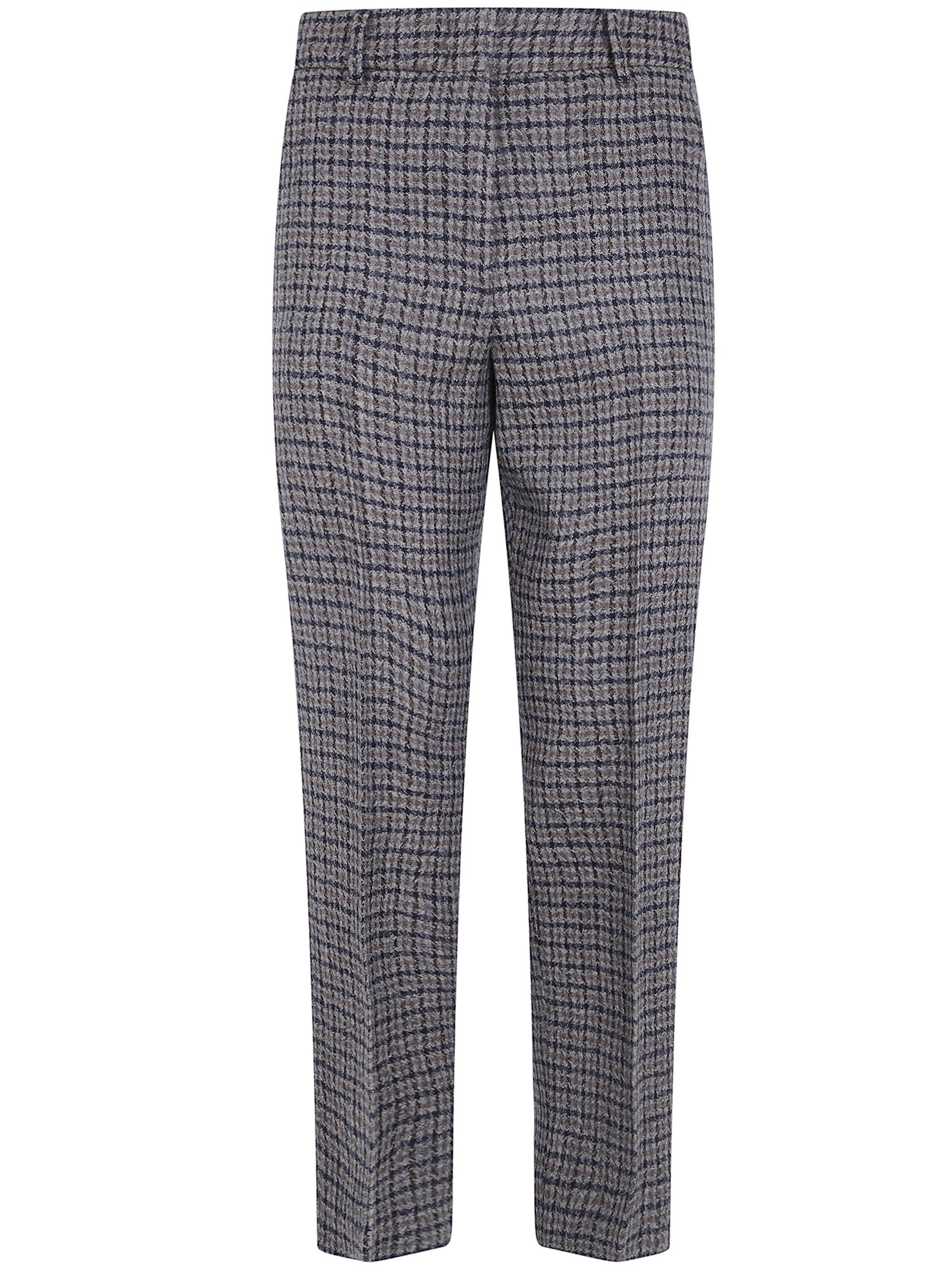 Seventy Wool Classic Trousers In Grey