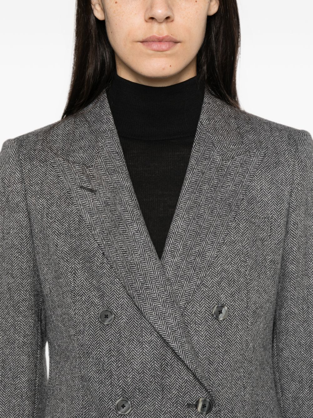 Tagliatore Paris Double-breasted Jacket In Black