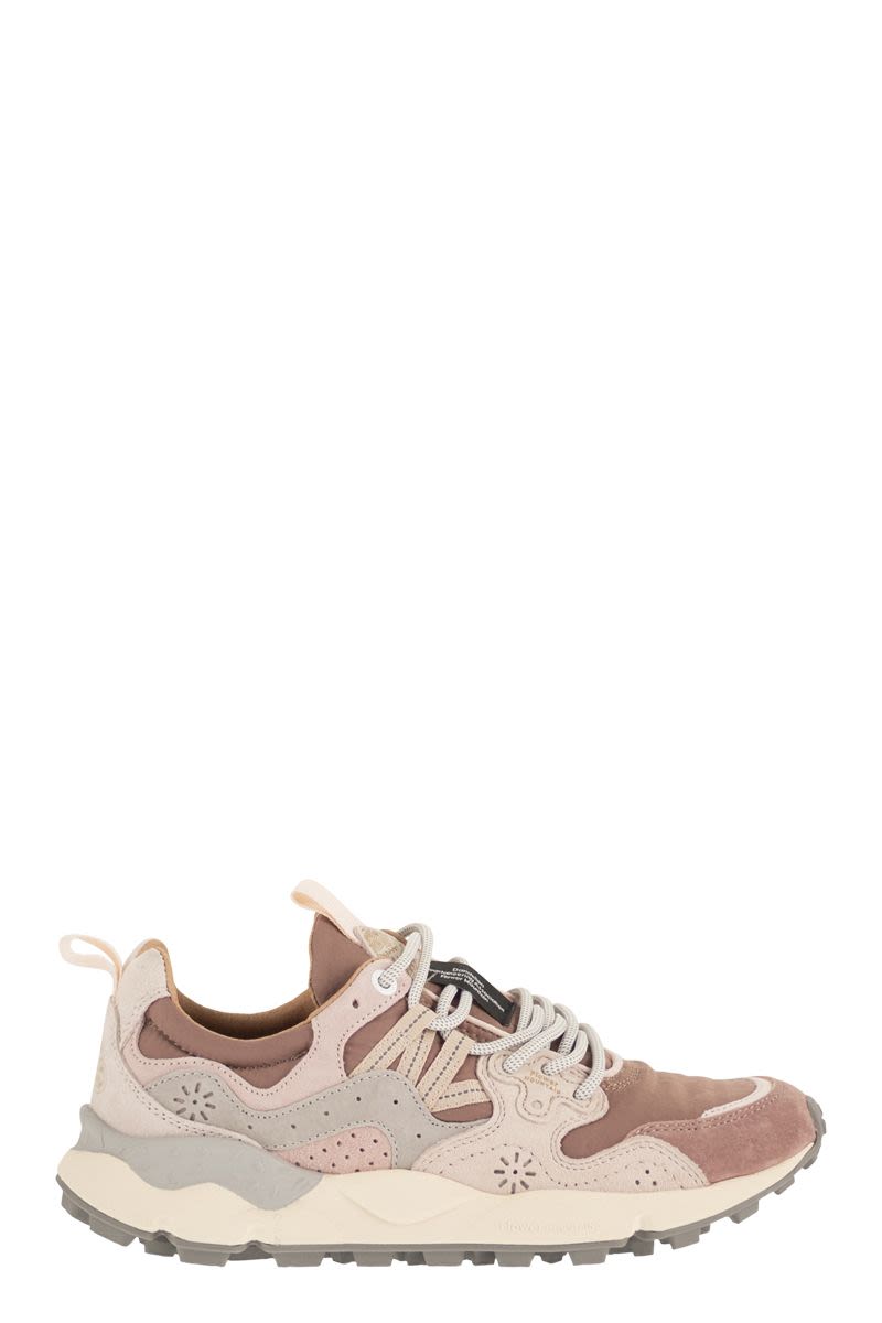 Yamano 3 - Sneakers In Suede And Technical Fabric