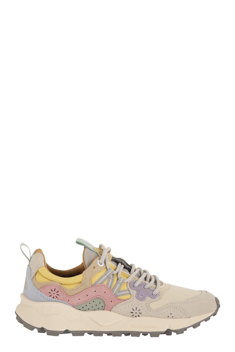 Yamano 3 - Sneakers In Suede And Technical Fabric