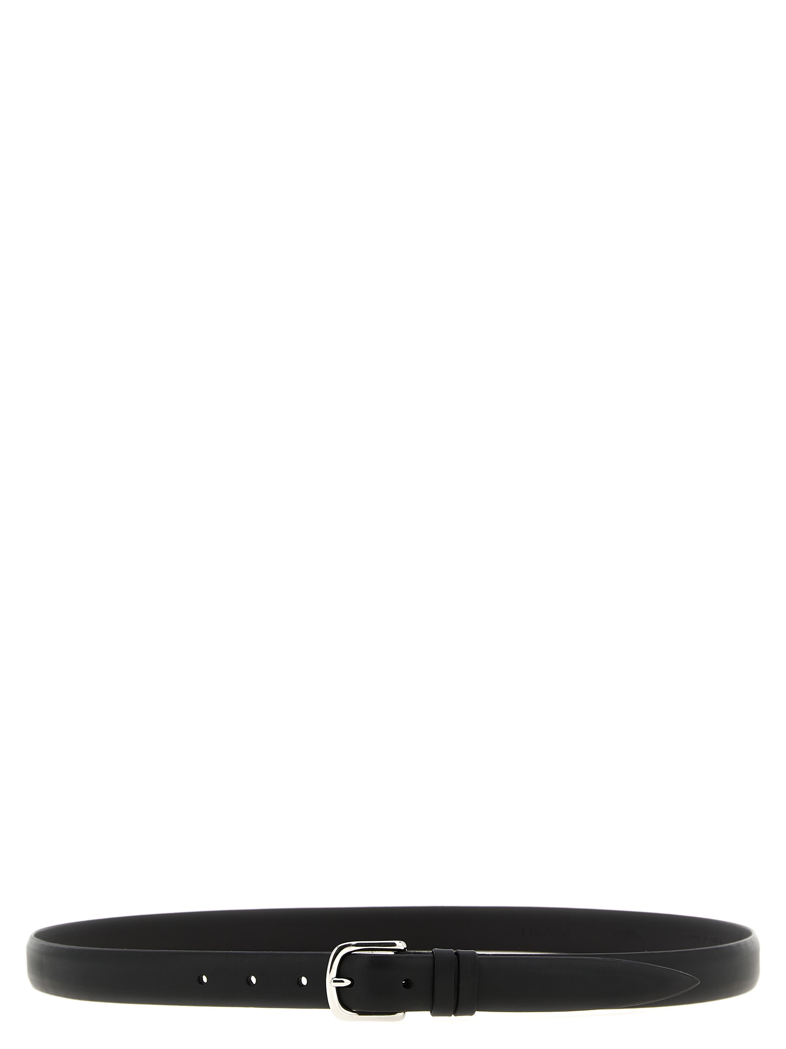 Zerbini Claudio Leather Belt In Black