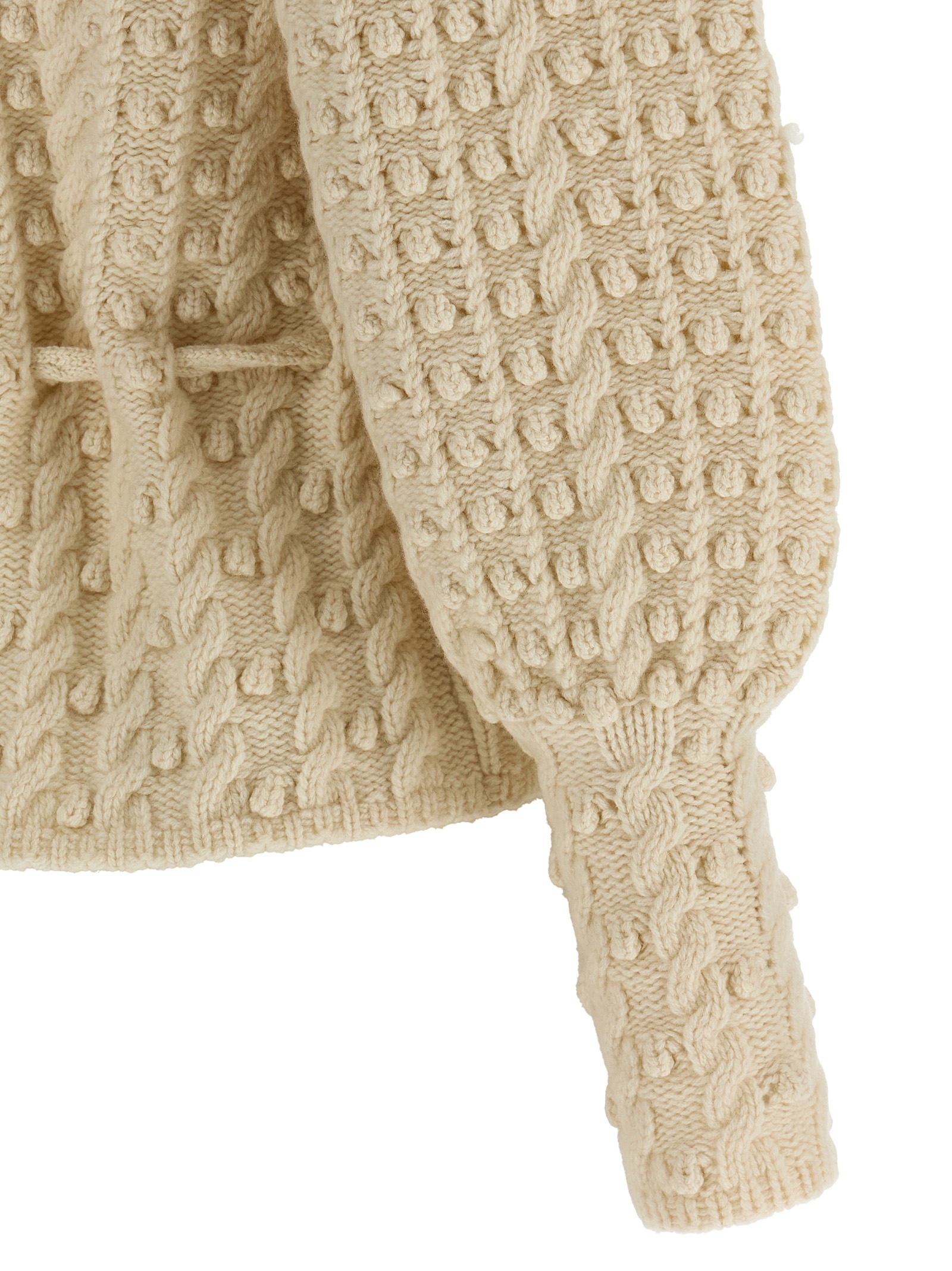 Zimmermann Valiant Embroidered Tie-detailed Wool Sweater In White